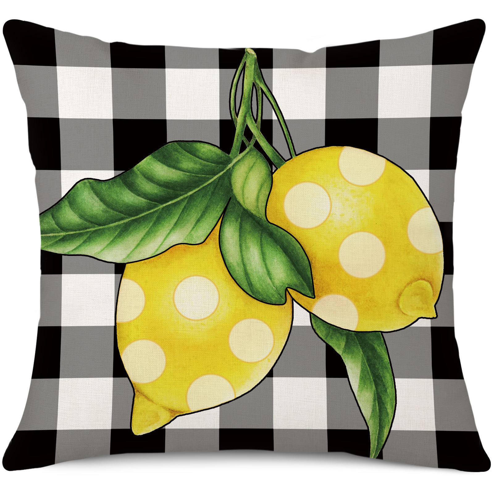 Amazon limón fresco serie de frutas almohada de oficina siesta almohada almohada de casa almohada de cubierta