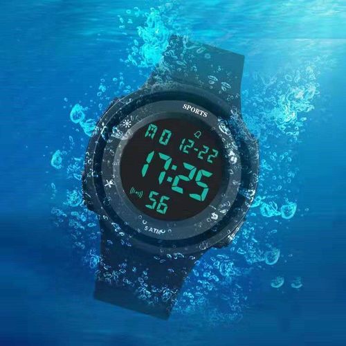 New waterproof luminous electronic watch for men, trendy and simple, middle school students and teenagers multifunctional sports watch wholesale