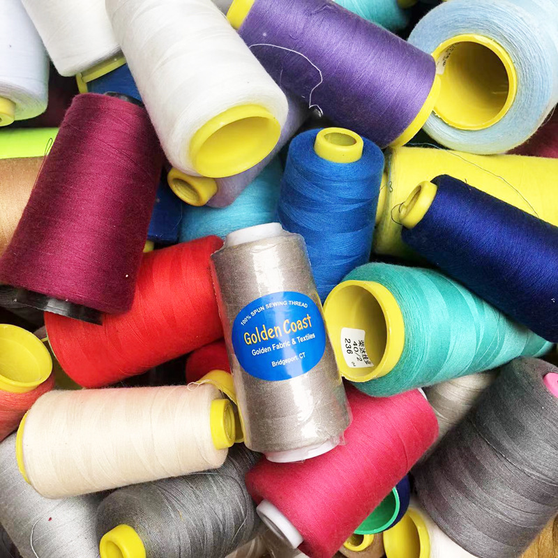 재봉실 공장 잉여실, 각종 탑형 실, 킬로 단위 폴리에스터 수공예실, 대형 롤, 평차용 실, 오버록 실, 할인가