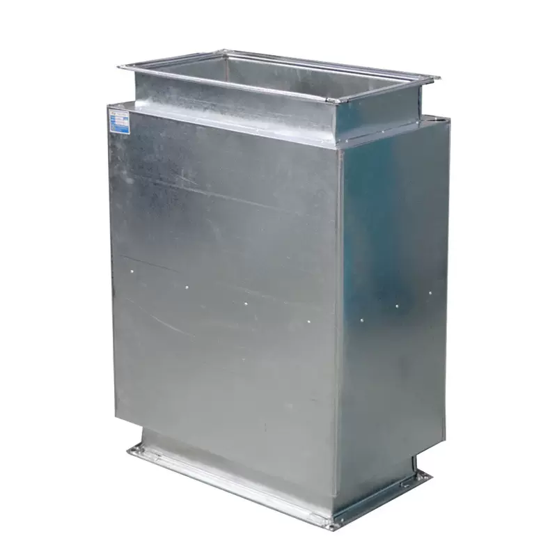 镀锌消声器静压箱方形阻抗消声器管道消声设备通风消声器静压箱