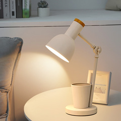Nordic Creative Pen Holder Desk Lamp Student Exclusive Eye-Caring Dorm Desk Reading Light Bedroom INS Girl Bedside Lamp