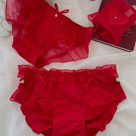 女士三角裤;文胸套装;无钢圈文胸