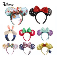 Mermaid Princess  Ears Headband Big Sequin Bows EARS COSTUME