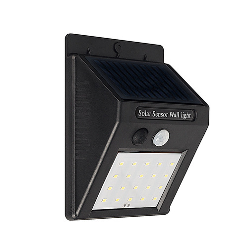 Tiger LED Split Double-Sided Three-Sided Outdoor Courtyard Human Sensor Solar Wall Lamp