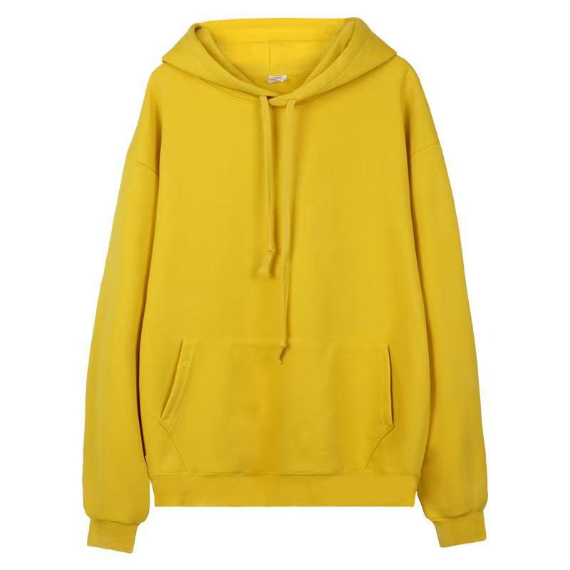 360 terry hooded sweatshirt - yellow