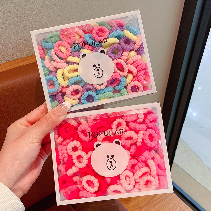 子供用ゴムバンド、かわいいベビーヘッドバンド、髪を傷つけない、高弾性と耐久性、ゴムバンド、女の子用ヘアアクセサリー、女の子用ヘアゴム|undefined