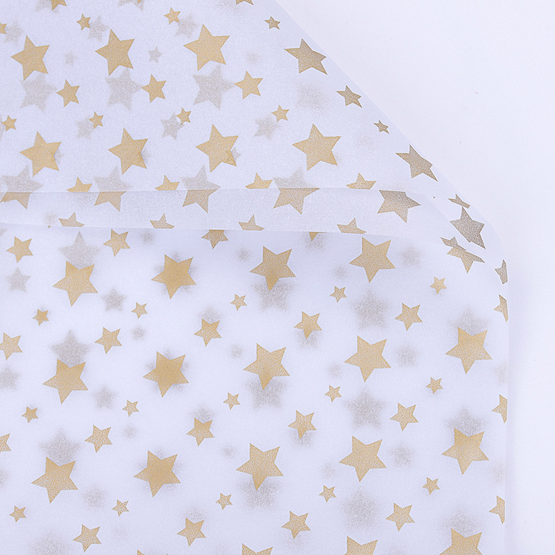 Papel de copia plegable metálico 20 hojas 50x70cm papel de tejido de Navidad papel de pera en stock papel de embalaje