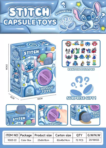 9003-22 Stitch mini gashapon machine