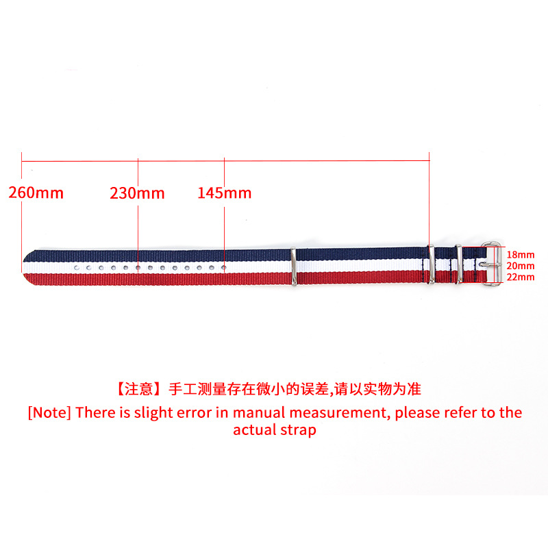 Compatible con DW Cassiou reloj Correa OTAN lona correa de reloj de nylon Seiko agua fantasma cielo instigación magnesio CK trenza