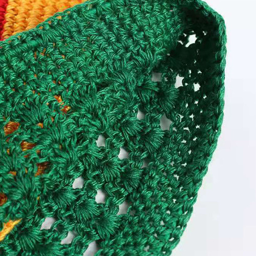 Handcrafted Crochet Wheat-ear Wig Cap, Breathable & Hollowed-Out Wool Hat—Cross-Border, Trending on Amazon Europe & America, Perfectly Versatile Hair Accessory