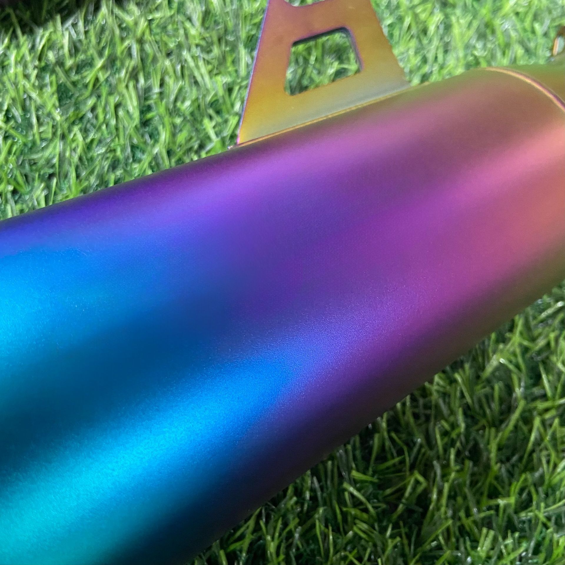 Motorcycle full-color exhaust pipe imitation race street race horizon domestic ninja 250RR race 350 450SR