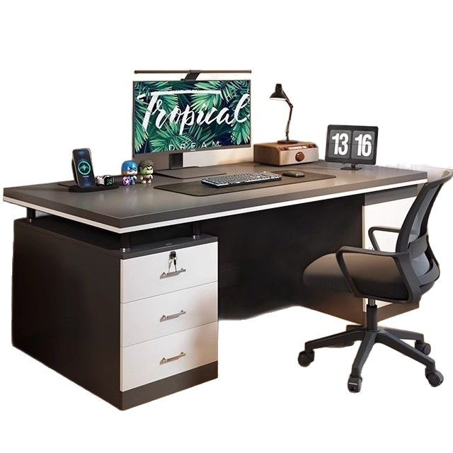 Escritorio con cajón Escritorio para computadora simple y moderno escritorio de oficina en el hogar Escritorio de estudio para estudiantes de dormitorio