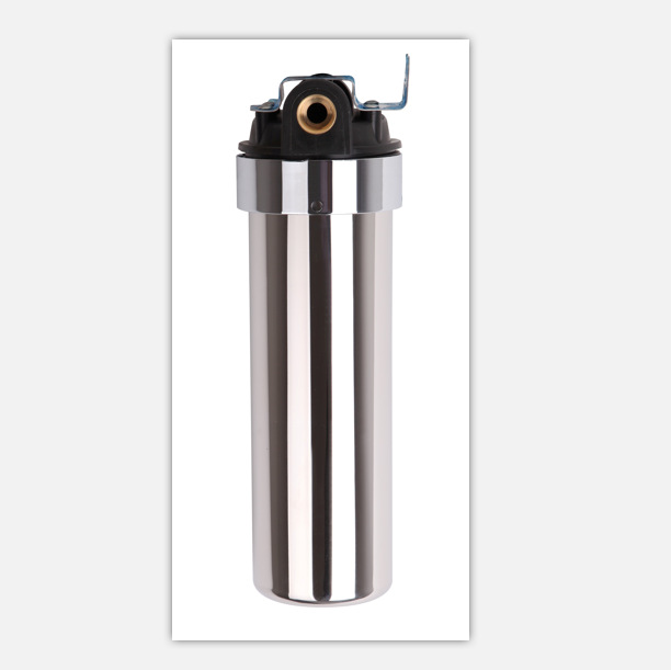Manufacturers SuPPly Above Counter Water Purifier 10inch Stainless Steel Shell Filter Pp Cotton Pre-filter Filter Bottle