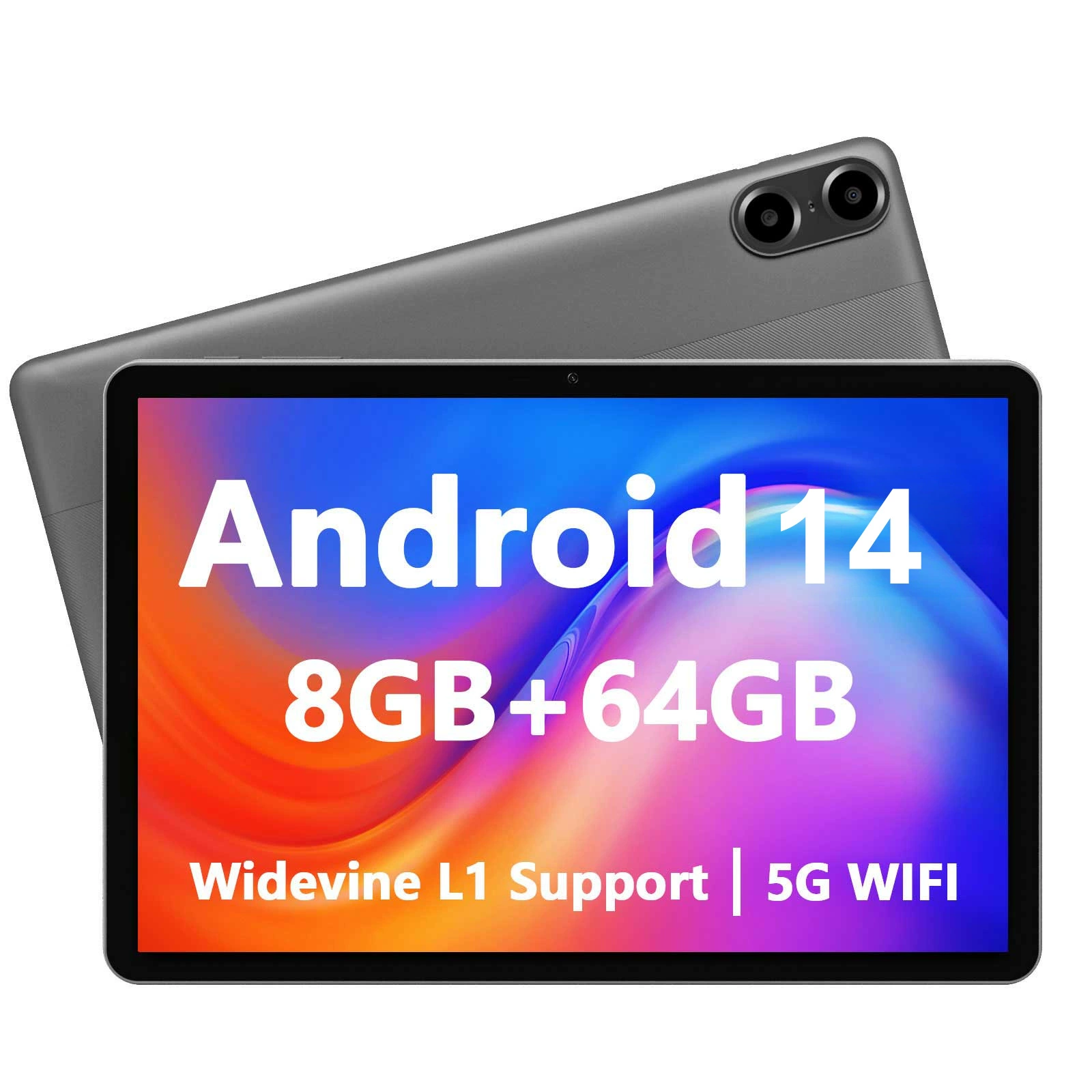 Планшетный ноутбук, 10 см, Android, 8 ГБ, 4G, 64 ГБ