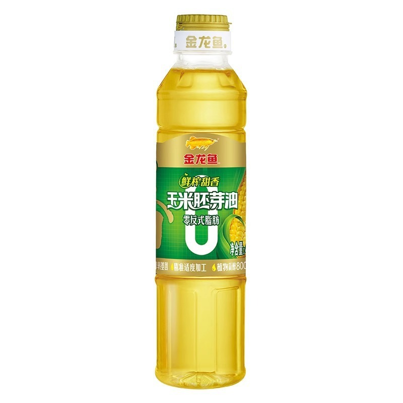金龙鱼玉米胚芽油400mL瓶零反式脂肪鲜榨甜香非转烘焙蛋糕食用油|undefined