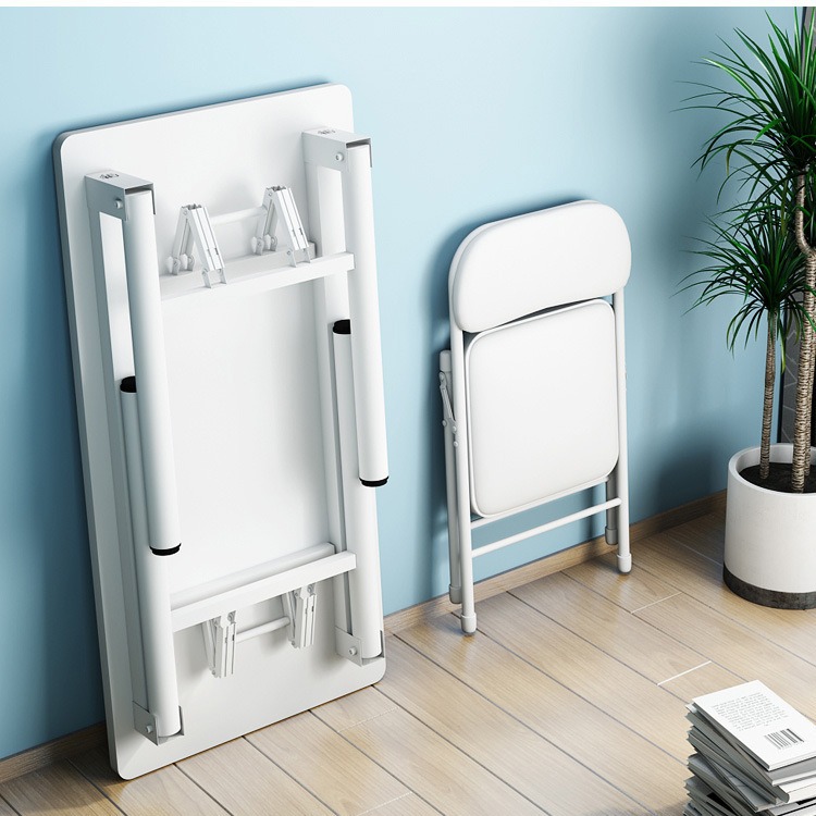 Escritorio de computadora plegable personalizado, habitación de alquiler, apartamento pequeño, mesa plegable para comer, escritorio de aprendizaje simple para estudiantes en casa