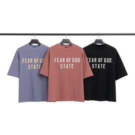 FEAROFGODFOGESSENTIALS潮牌宽松短袖T恤男女潮流百搭时尚休闲