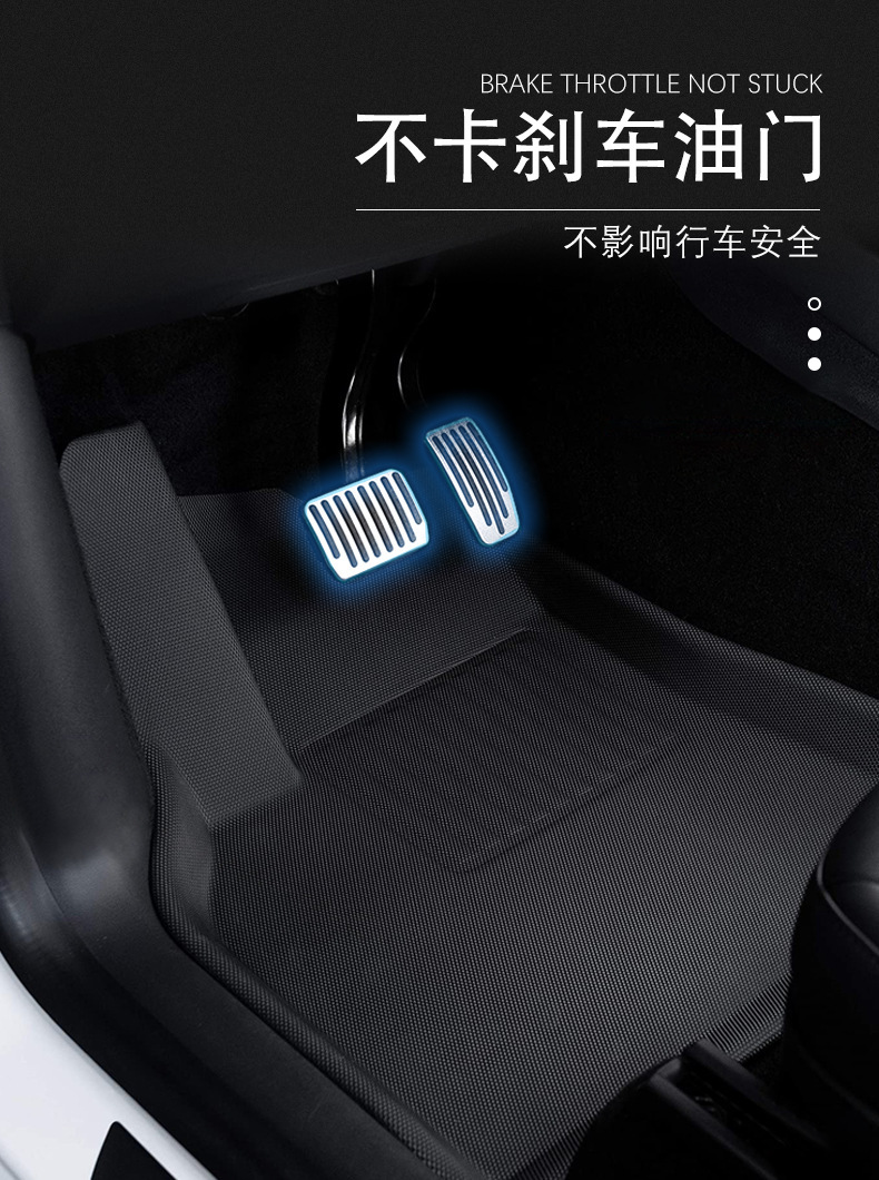 Suitable for Bmw I4 Right-Hand Drive Floor Mats Xpe Fixed All-Weather Carpet 2022-2025 Model M50