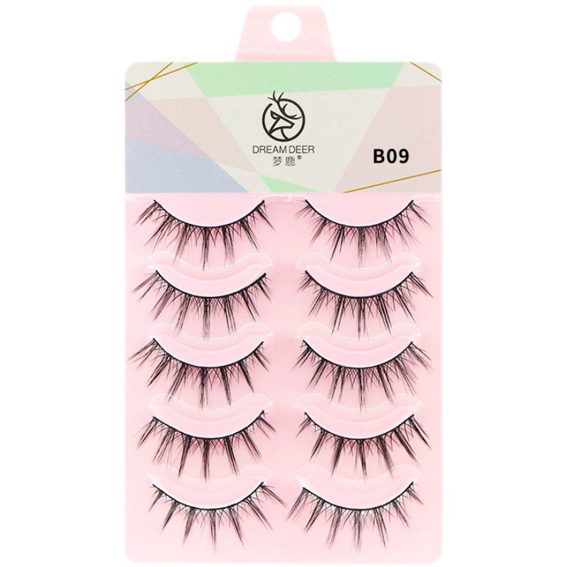 Dense long false eyelashes, comics to create double eyelids, set