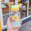 Cute plastic children's glass with glass, cup for elementary school students