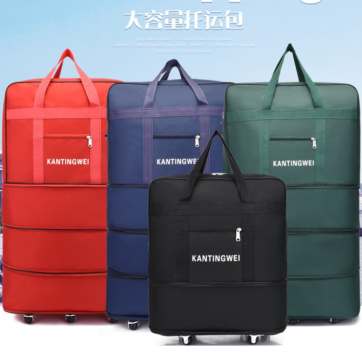 Bag Large Capacity Thickeneded Suitcase Business Trip Travel Bag Travel Bag 158 Aviation Checked Bag Moving Luggage Bag