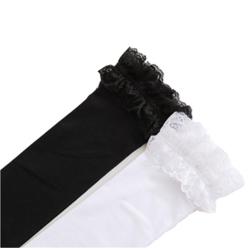 Japanese lace over-the-knee stockings for female Lolita students with sweet bows and knee-length stockings wholesale