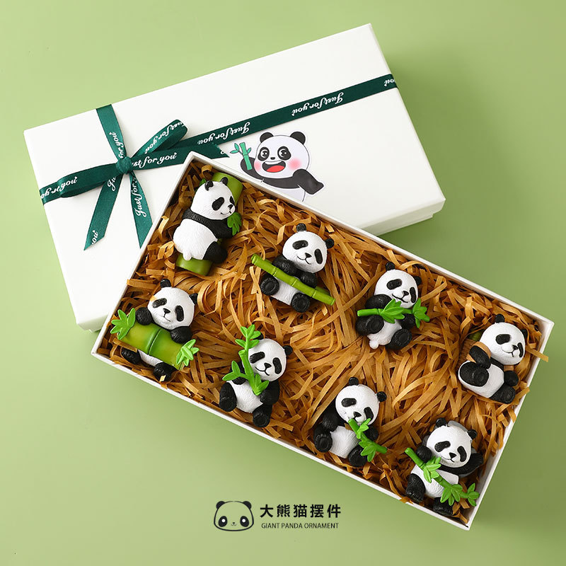 中国风特色伴手礼送老外客户生日礼物小众高级感原创熊猫元素摆件|undefined