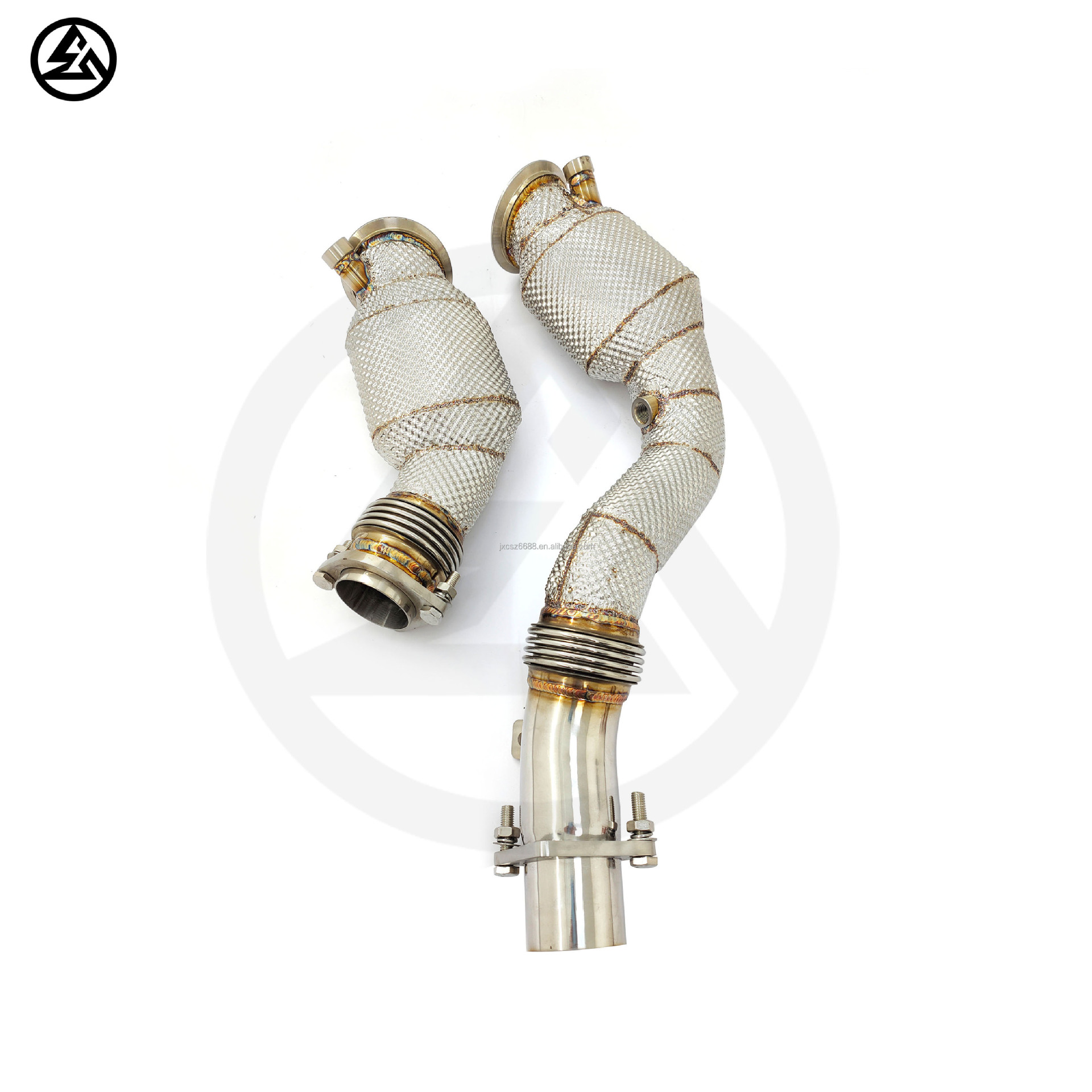 Suitable for BMW S55 M2C M2 F87 3.0T M3 F80 M4 F82 stainless steel exhaust downpipe