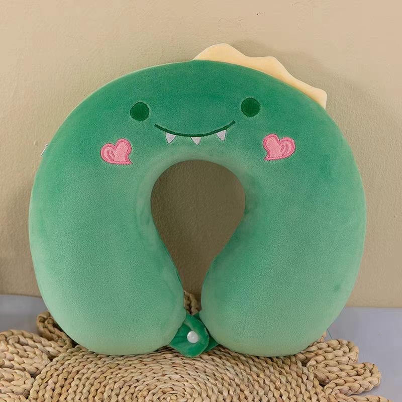 Almohada de Cuello en Forma de U de Espuma Viscoelástica para Viajes y Oficina image 7