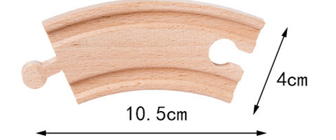 Vía de tren de madera de los niños directos de fábrica ensamblar bloques de construcción combinación variedad universal pista suelta educación temprana juguetes al por mayor