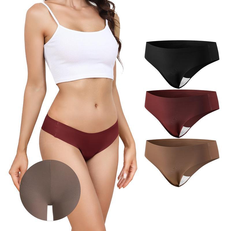 F4185 Dropshipping Aliexpress Amazon Cross-Border New Low-Top Anti-Hump Color Toe Invisible Seamless G-String