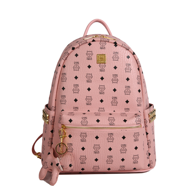 Colgante de cinta rosa oscura