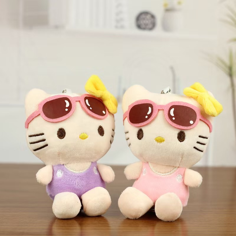 ネットレッドかわいい萌えkt猫ストラップぬいぐるみ人形|undefined