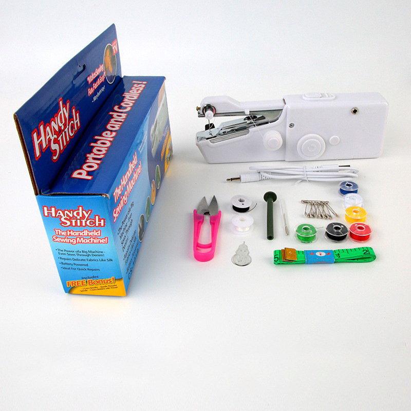 휴대용 전기 재봉틀 화이트