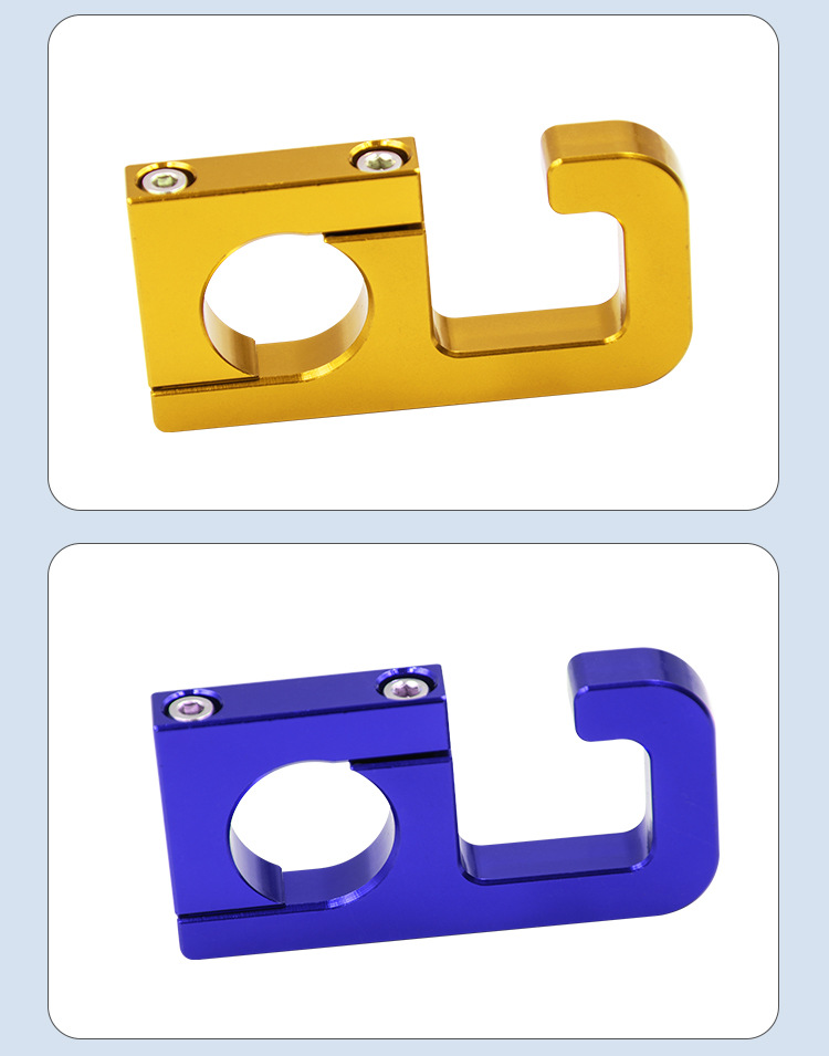 Electric Motorcycle Modification Hook for Niu, Xiaogui, Pcx125 Aluminum Alloy Handlebar Hook, Storage Hook, 22mm Helmet Hook