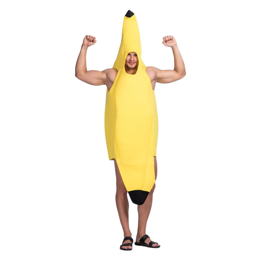 Suministro transfronterizo de Halloween mono de plátano ropa de hombre suministro directo de fábrica se puede personalizar