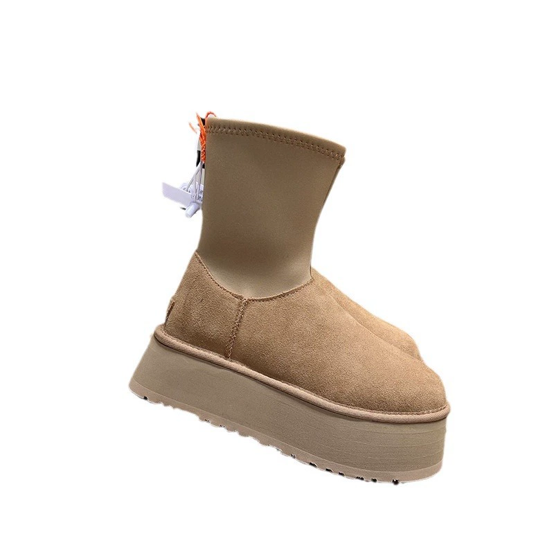 Winter high elastic high boots platform, for import
