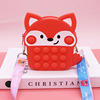 Silica gel wallet, one-shoulder bag, bag strap