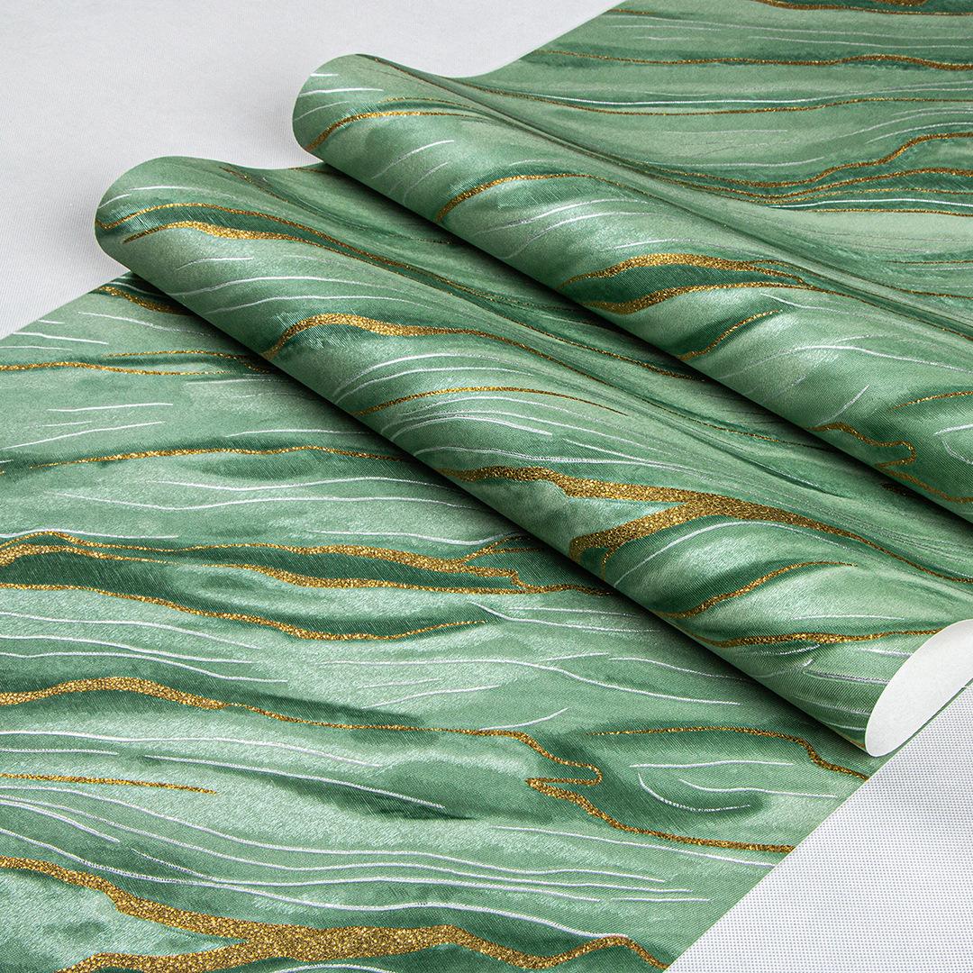 Imitation Tile Accessible Luxury Marble Background Wall Decoration Sticker Living Room Sofa Film Wall 3D Deep Embossed Wallpaper