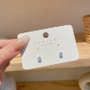 Small zirconium, earrings