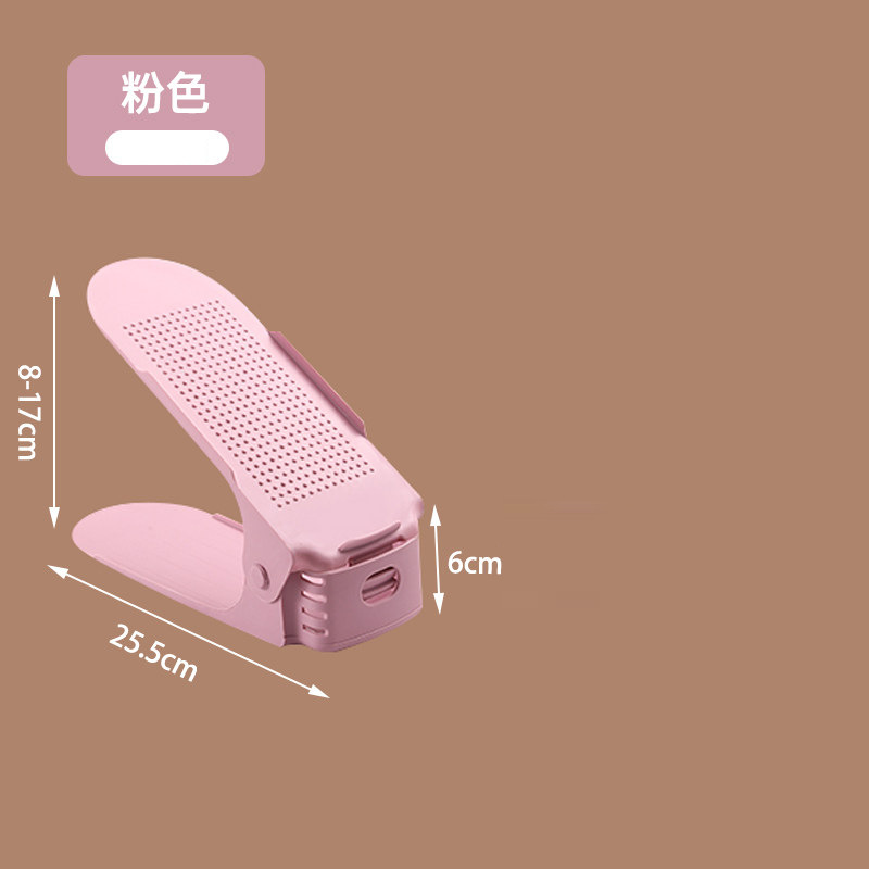Estante de almacenamiento ajustable de zapatos soporte de zapatos de doble capa dormitorio armario de zapatos acabado estratificado estante de almacenamiento de zapatillas artefacto mágico