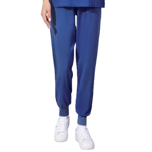 Nurse pants white female nurse uniform pants summer thin pink elastic waist large size blue trousers medical work pants