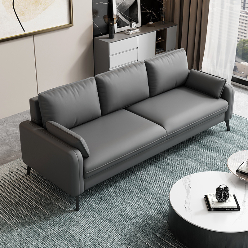 Sofá de oficina sala de recepción de negocios Área de reuniones Negociación simple Sofá de lujo moderno pequeño apartamento de alquiler