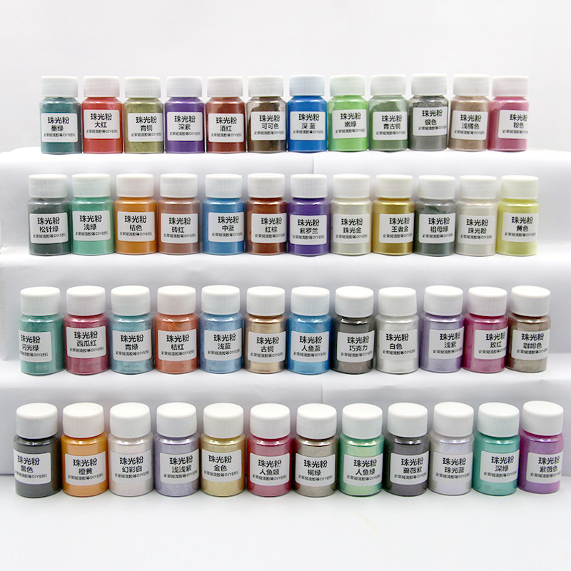 Pearlescent Powder Mica Powder Crystal Glue Fluorescent Powder Mermaid Slime Candle Nail Art Glitter Powder Quicksand Oil Flow Hemp Pearlescent Powder Mica Powder Crystal Glue Fluorescent Powder Mermaid Slime Candle Nail Art Glitter Powder Quicksand Oil Flow Hemp