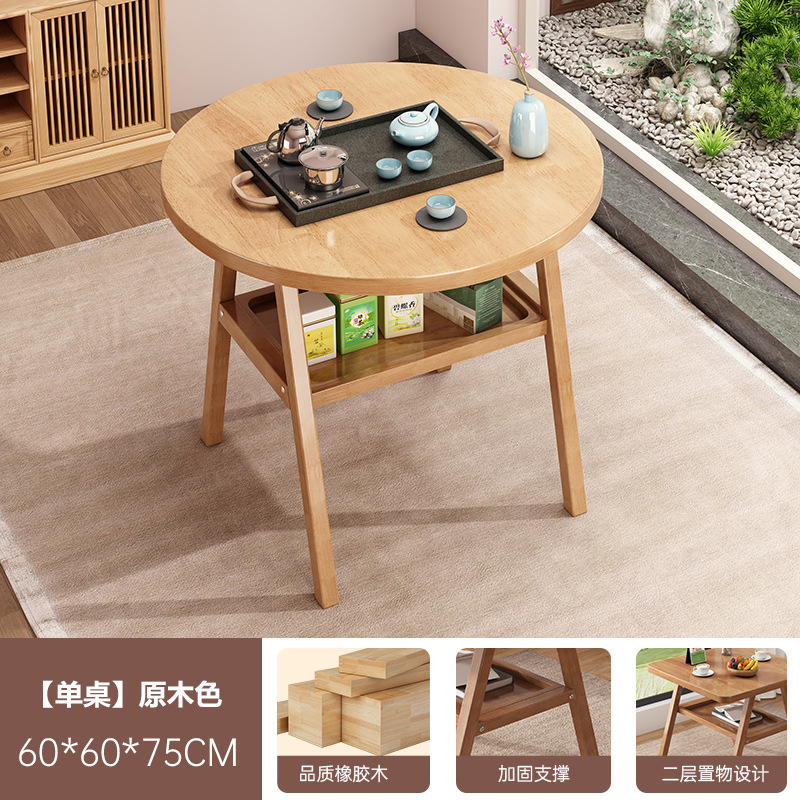 Sillas caseras caseras pequeñas mesas y sillas de comedor de balcón mesas cuadradas casuales de caña modernas y simples al aire libre