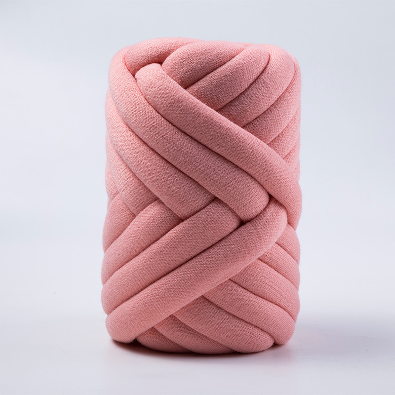 无缝灌芯棉DIY午休毯可机洗水洗手工编织毛毯多颜色可选择