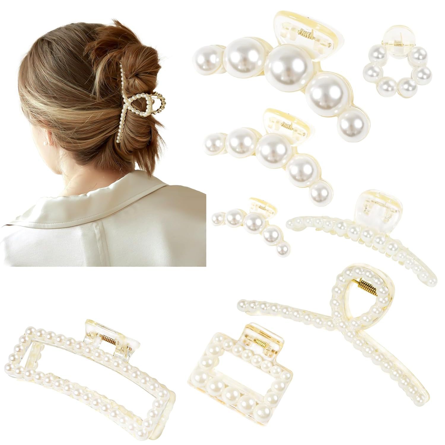 Sweet Korean Style Pearl Grace Barrettes
