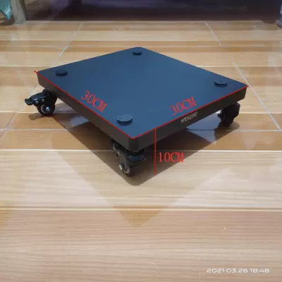 Electric car big tripod Audio Subwoofer Shock-proof Pad - black-frosted-universal-wheel-3030-price-universal-wheel-sponge-pad
