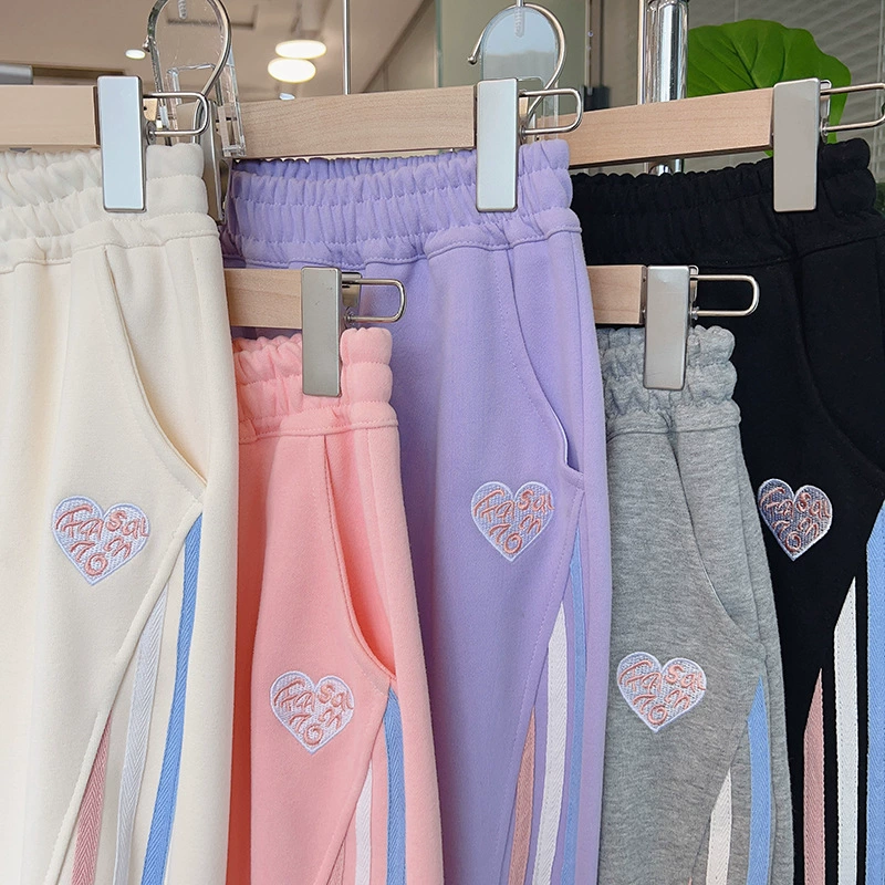 Детские oversized штаны, осенние джоггеры, эластичный пояс и манжеты, размеры 90–140