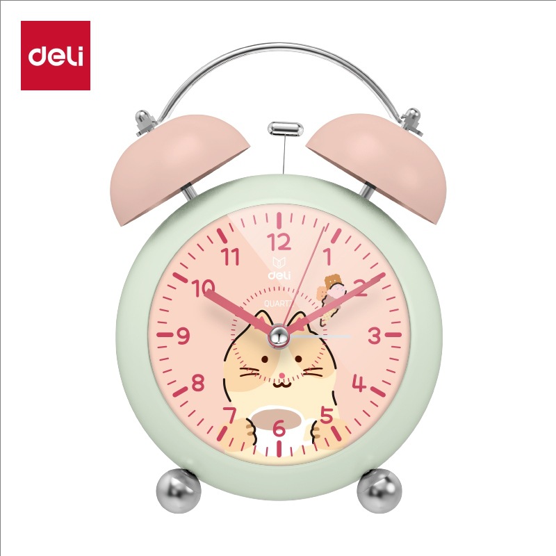 厂家批发新款糖果色立体数字静音闹钟 时尚创意儿童学生闹钟礼品